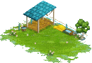 Fancy sheep pen