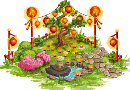 Tree of lanterns
