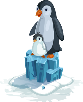 Winter Penguin Decoration
