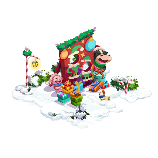 Winter Photo Booth Decoration